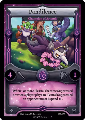 Pandilence - Champion of Artemis (SS2-159), Shattered Stars Chapter 2 [SS2] — Elestrals card price