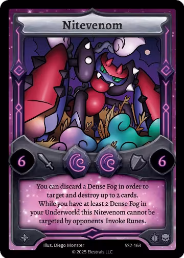 Nitevenom (SS2-163), Shattered Stars Chapter 2 [SS2] — Elestrals card price