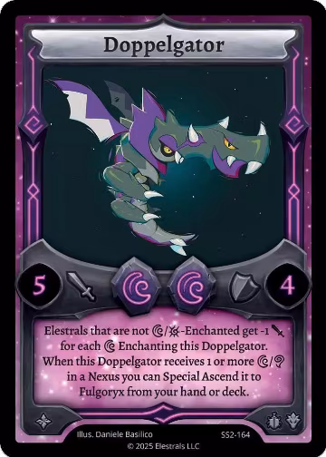 Doppelgator (SS2-164), Shattered Stars Chapter 2 [SS2] — Elestrals card price