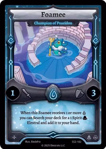 Foamee - Champion of Poseidon (SS2-182), Shattered Stars Chapter 2 [SS2] — Elestrals card price