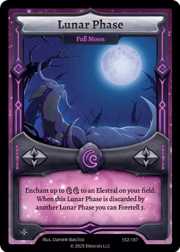 Lunar Phase - Full Moon (SS2-187), Shattered Stars Chapter 2 [SS2] — Elestrals card price