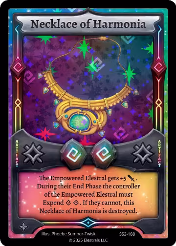 Necklace of Harmonia (SS2-188), Shattered Stars Chapter 2 [SS2] — Elestrals card price