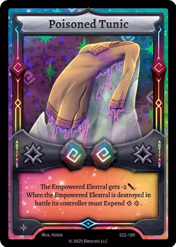 Poisoned Tunic (SS2-189), Shattered Stars Chapter 2 [SS2] — Elestrals card price