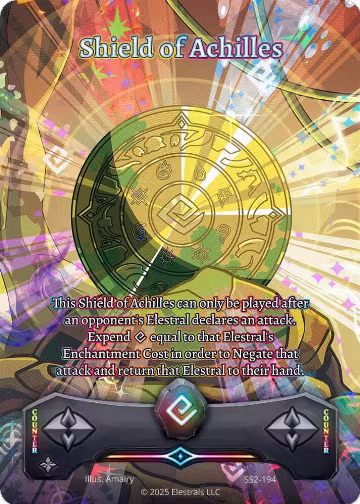 Shield of Achilles (Full Art) (SS2-194), Shattered Stars Chapter 2 [SS2] — Elestrals card price