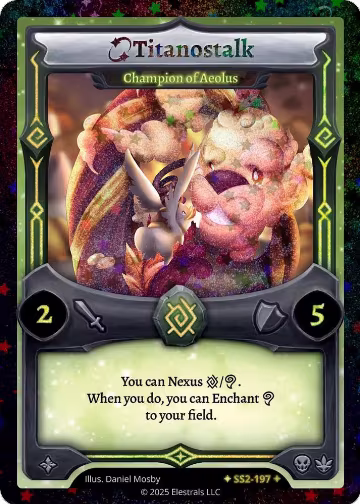 Titanostalk - Champion of Aeolus (Stellar) (SS2-197) — card price