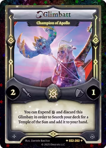 Glimbatt - Champion of Apollo (Stellar) (SS2-202) — card price