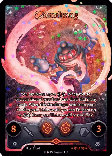 Smeltung (Serialized) (/10), Shattered Stars Chapter 2 [SS2] — Elestrals card price