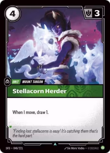 Stellacorn Herder (048/221), Spiritforged — Riftbound card price