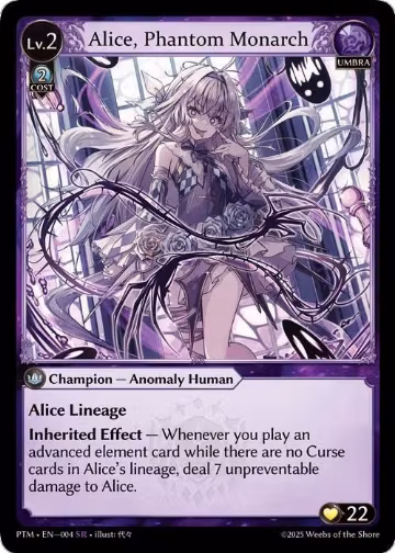 Alice, Phantom Monarch (004), Phantom Monarchs — Grand Archive card price