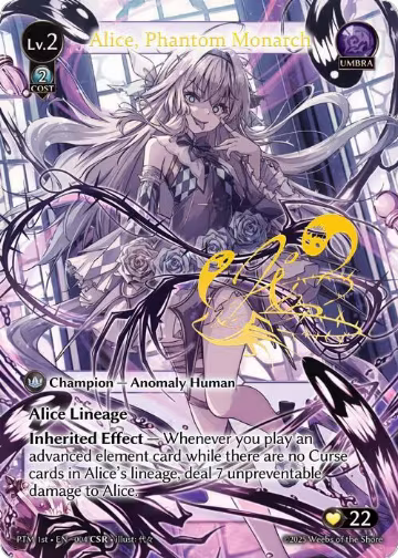 Alice, Phantom Monarch (CSR) (004), Phantom Monarchs — Grand Archive card price