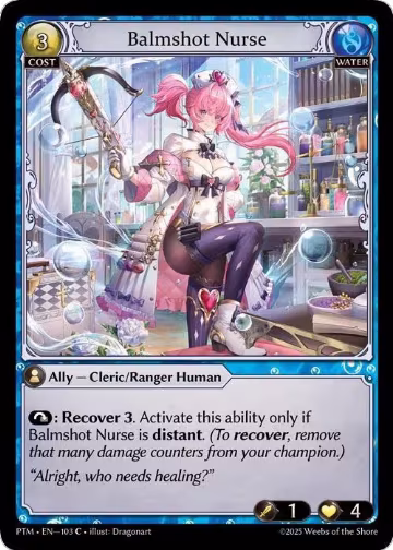 Balmshot Nurse (103), Phantom Monarchs — Grand Archive card price