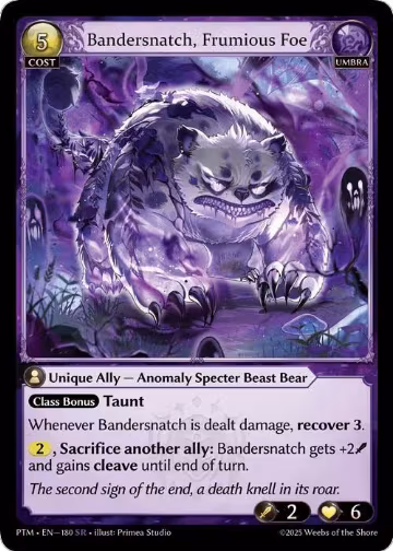 Bandersnatch, Frumious Foe (180), Phantom Monarchs — Grand Archive card price