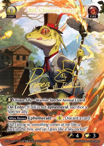 Bill, Chimney Sweep (CSR) (078), Phantom Monarchs — Grand Archive card price