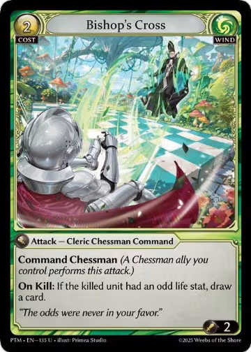 Bishop's Cross (135), Phantom Monarchs — Grand Archive card price