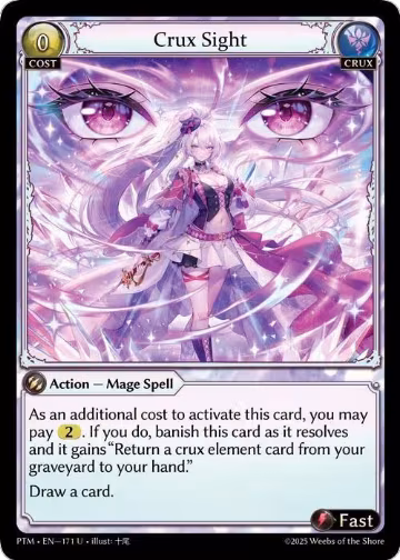 Crux Sight (171), Phantom Monarchs — Grand Archive card price