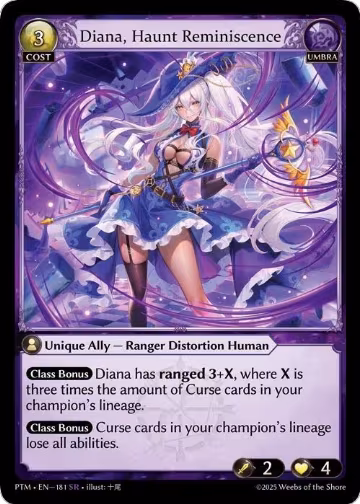 Diana, Haunt Reminiscence (181), Phantom Monarchs — Grand Archive card price