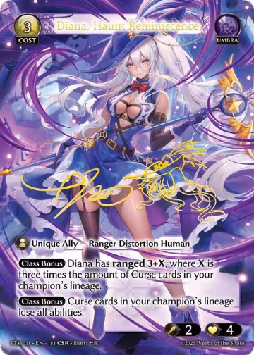 Diana, Haunt Reminiscence (CSR) (181), Phantom Monarchs — Grand Archive card price