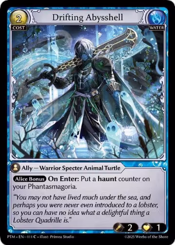 Drifting Abysshell (111), Phantom Monarchs — Grand Archive card price