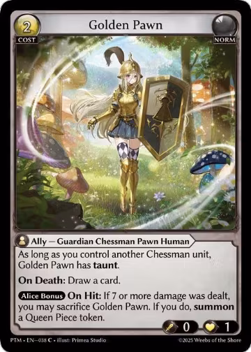 Golden Pawn (038), Phantom Monarchs — Grand Archive card price