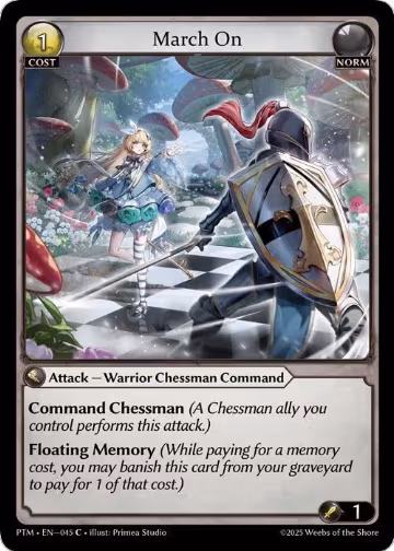 March On (045), Phantom Monarchs — Grand Archive card price