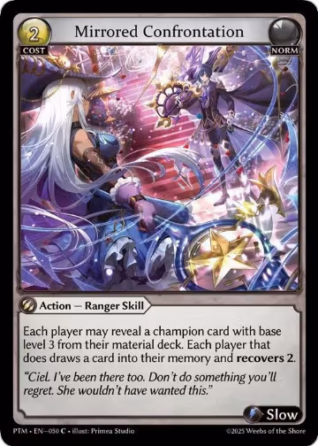 Mirrored Confrontation (050), Phantom Monarchs — Grand Archive card price
