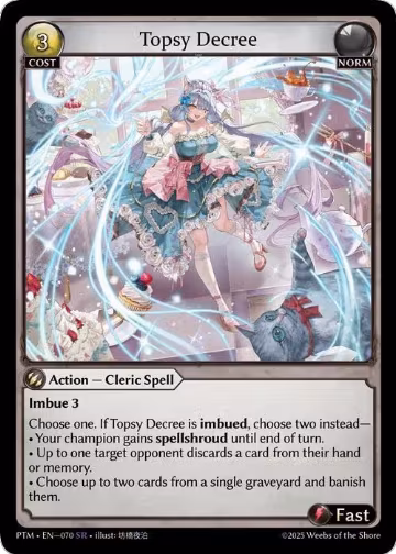 Topsy Decree (070), Phantom Monarchs — Grand Archive card price
