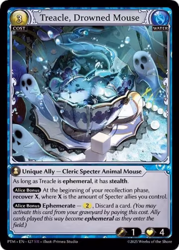 Treacle, Drowned Mouse (127), Phantom Monarchs — Grand Archive card price