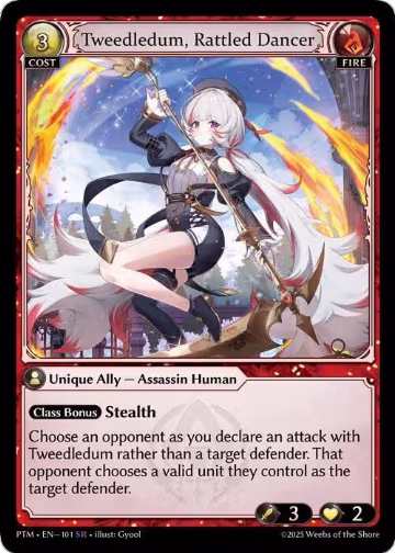 Tweedledum, Rattled Dancer (101), Phantom Monarchs — Grand Archive card price