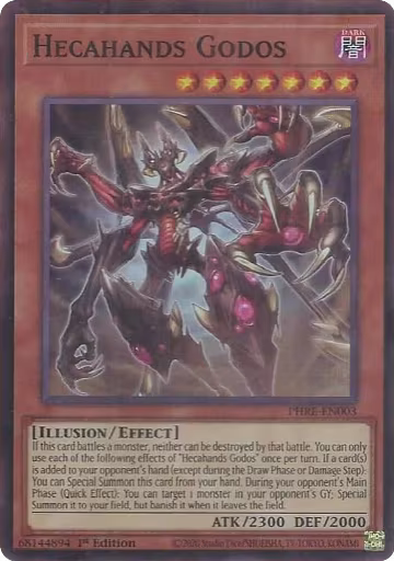 Hecahands Godos (Super Rare) (PHRE-EN003), Phantom Revenge — Yu-Gi-Oh! card price