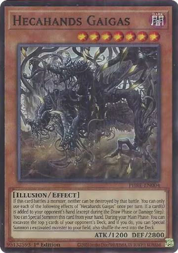Hecahands Gaigas (Super Rare) (PHRE-EN004), Phantom Revenge — Yu-Gi-Oh! card price