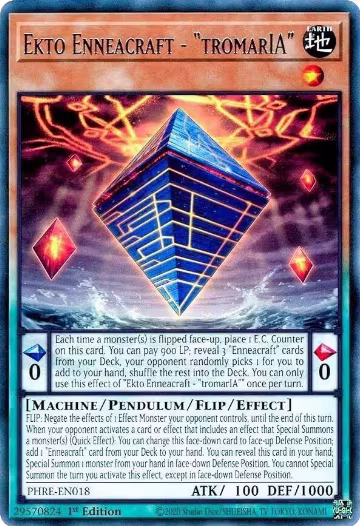 Ekto Enneacraft - "tromarIA" (PHRE-EN018), Phantom Revenge — Yu-Gi-Oh! card price