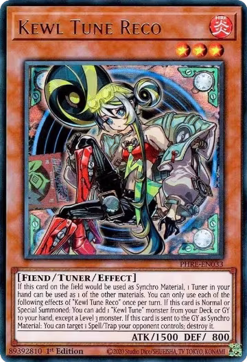 Kewl Tune Reco (PHRE-EN033), Phantom Revenge — Yu-Gi-Oh! card price