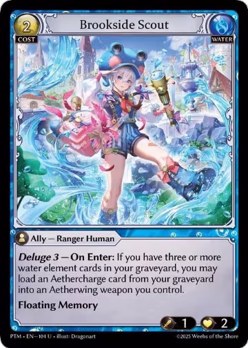 Brookside Scout (Curio Foil) (104), Phantom Monarchs — Grand Archive card price
