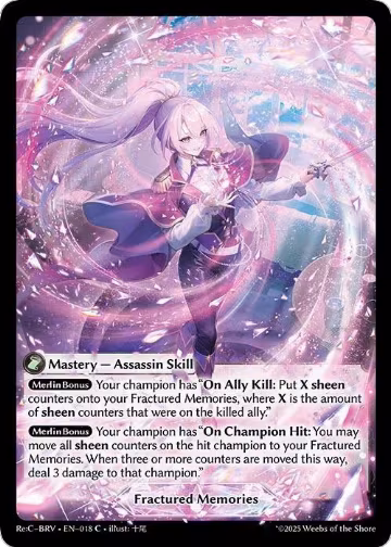 Fractured Memories (018) — card price