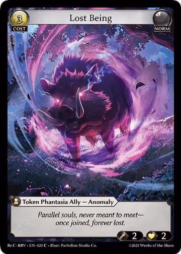 Lost Being (020), Merlin Re: Collection, Brilliant Vestige — Grand Archive card price