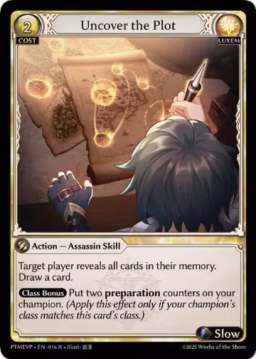 Uncover the Plot (016), Phantom Monarchs Event Pack — Grand Archive card price