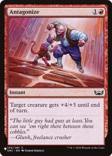 Antagonize (100), The List Reprints — Magic card price