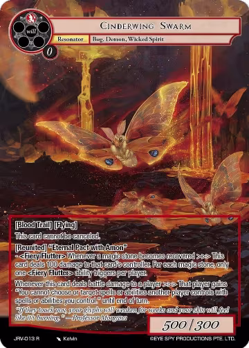 Cinderwing Swarm (JRV-013 R), Journey to Ravidra — Force of Will card price