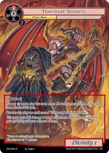 Temporary Insanity (JRV-020 R), Journey to Ravidra — Force of Will card price