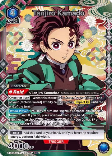 Tanjiro Kamado (017) (SR*) (UEX05BT/KMY-3-017), UEX05BT: Demon Slayer: Kimetsu no Yaiba Vol.2 — Union Arena card price