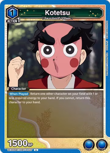 Kotetsu (UEX05BT/KMY-3-027), UEX05BT: Demon Slayer: Kimetsu no Yaiba Vol.2 — Union Arena card price
