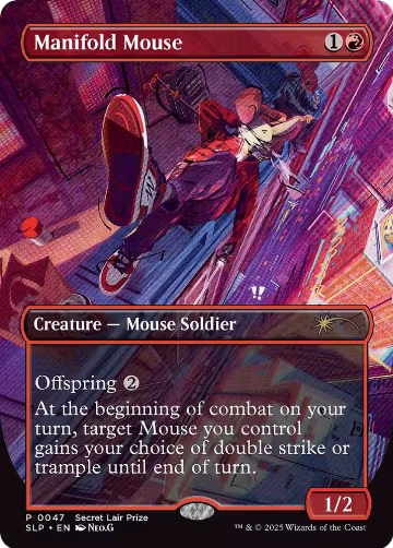 Manifold Mouse (47), Secret Lair Showdown — Magic card price