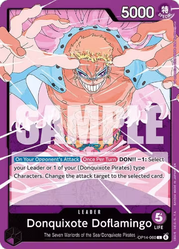 Donquixote Doflamingo - OP14-060 (OP14-060), The Azure Sea's Seven — One Piece card price