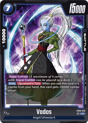 Vados (FB08-026), Saiyan's Pride — DB Fusion card price