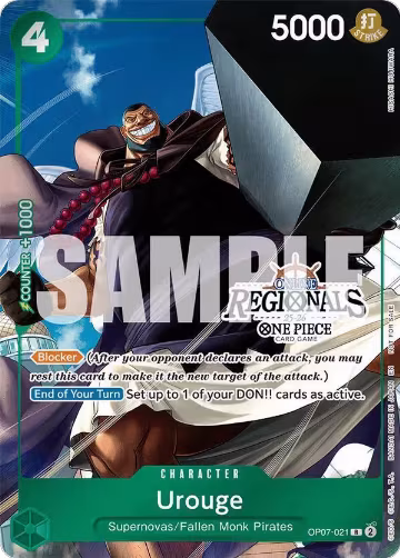 Urouge (Online Regional Participation Pack 2025 Vol.1) (OP07-021), One Piece Promotion Cards — One Piece card price