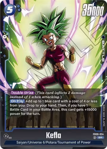 Kefla - FB08-034 (FB08-034), Saiyan's Pride — DB Fusion card price