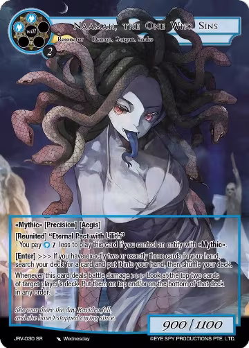 Naamah, the One Who Sins (JRV-030 SR), Journey to Ravidra — Force of Will card price