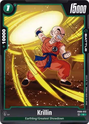 Krillin - FB08-053 (FB08-053), Saiyan's Pride — DB Fusion card price