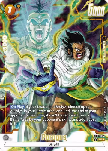 Paragus - FB08-084 (Alternate Art) (FB08-084), Saiyan's Pride — DB Fusion card price