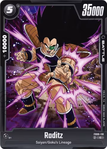 Raditz - FB08-118 (FB08-118), Saiyan's Pride — DB Fusion card price